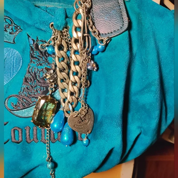 VTG Scottie Dog Velour Juicy Couture Tote - Picture 4 of 16